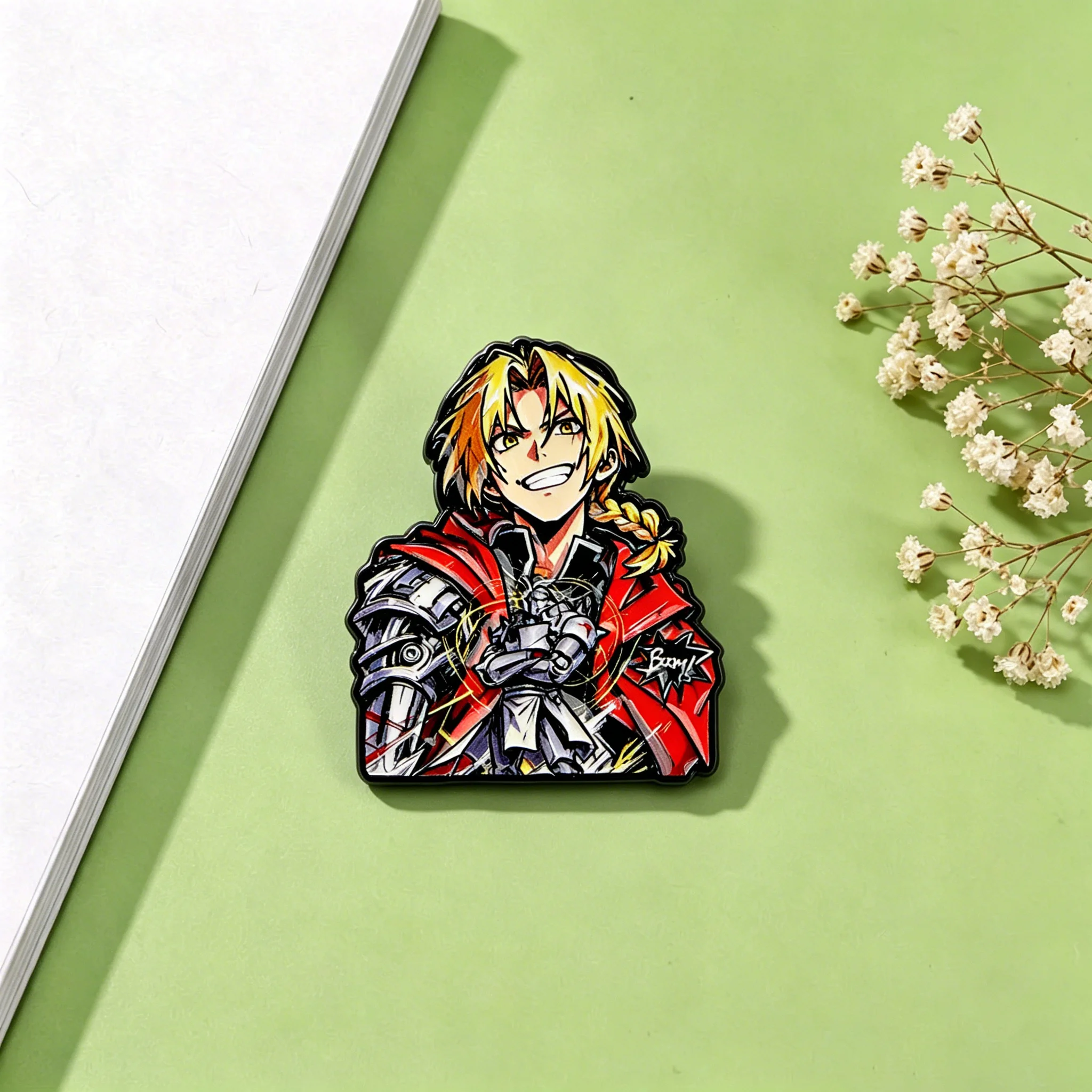 Men Accessories Collection - Fajne broszki męskie, przypinki emaliowane anime,