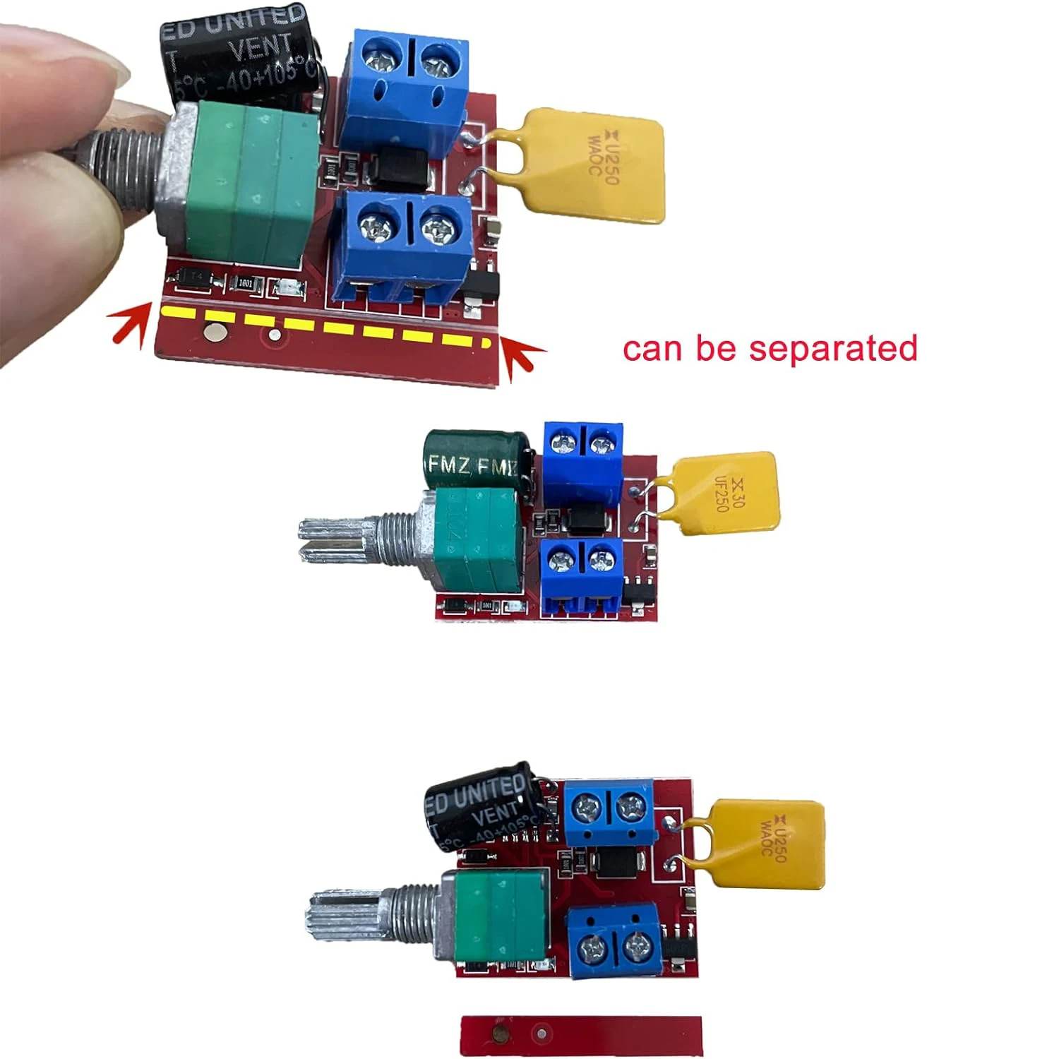 4pcs Mini DC 3V 6V 12V 24V 35V PWM Motor Speed Controller Switch Module Ultra Small LED Dimmer 5A