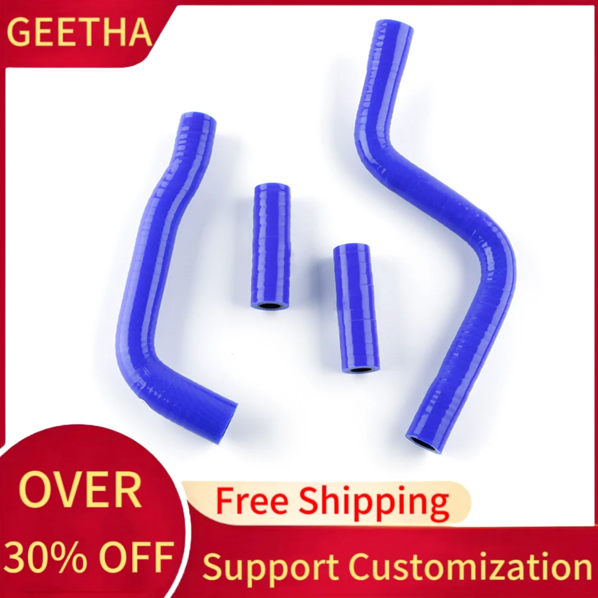 For Yamaha YZ125 YZ 125 2002-2022 Silicone Radiator Coolant Pipe Tube Hose Kit