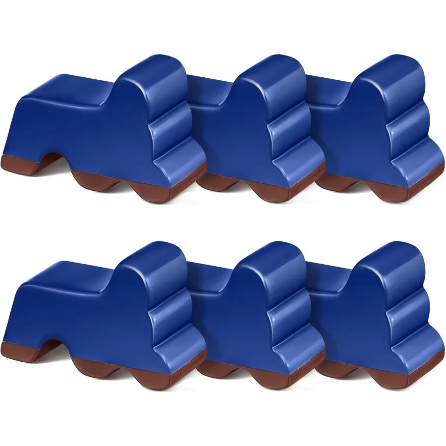 

6 Pcs Resin Garden Pot Feet for Outdoor Planters 3 Inch Long 1.5 Inch Tall Flower Handmade Elevator Plant Feet Frost Proof Lift