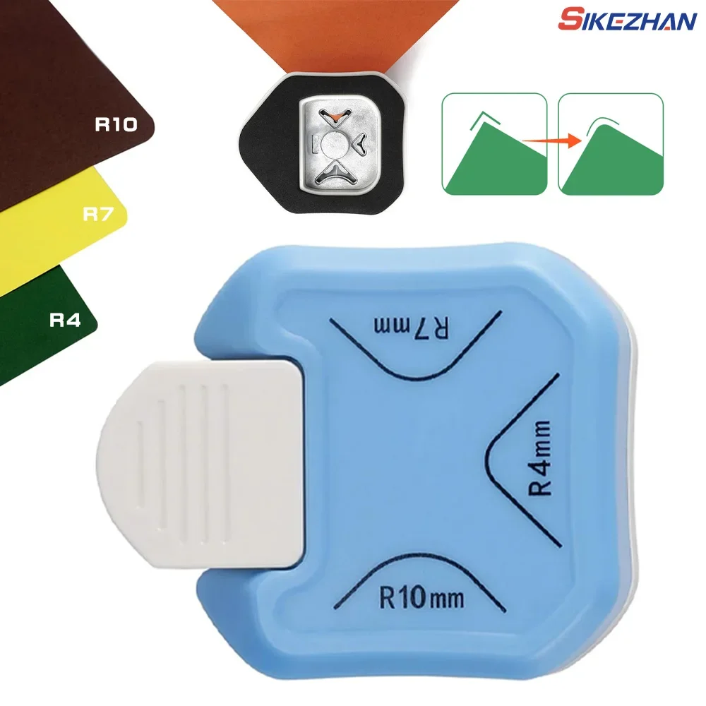 3 in 1 Tag Punch Corner Rounder Cutter Paper Label Punch for Scrapbooking Card for DIY Paper Card Photo Planner Cutting Supplies