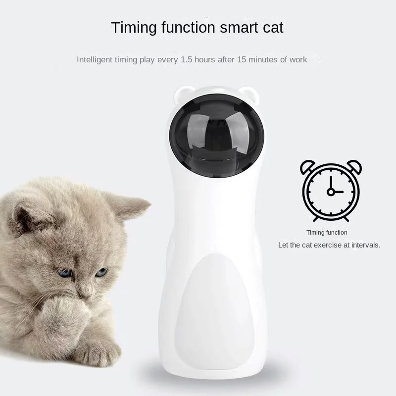 

Cat Toys Automatic Smart Interactive Teasing Laser Funny LED Laser Rotating Pet Electronics Cat Toy USB Charge Cat Accessories