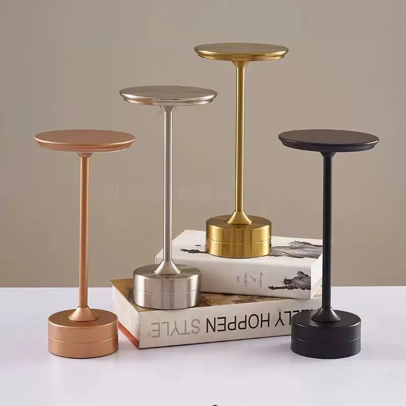 Cordless LED Table Lamp USB Rechargeable Touch Dimmable Portable Desk Light for Bedroom Reading Camping & Home Decor