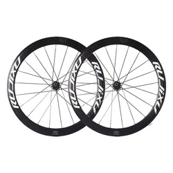 RUJIXU  700C 30/40/50mm Hot sale V brake discke road wheel BMX road disc brake bicycle wheelset aluminum fixed gear wheel set