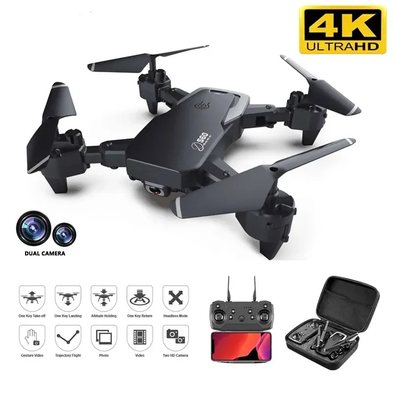 

Drone 4k profession HD Wide Angle Camera 1080P WiFi Fpv Drone Dual Camera Height Keep Drones Camera Helicopter Toys