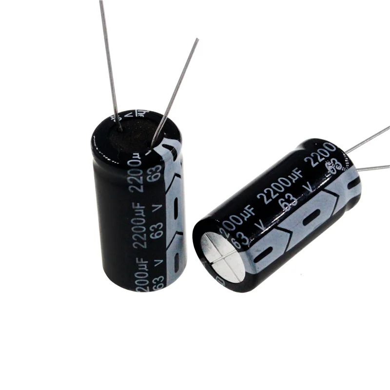 

5pcs 2200uF 63V 2200MFD 63Volt Aluminum Electrolytic Capacitor 18*35mm Radial 2200mf63v 2200uf63v 63v2200mf 63v2200uf