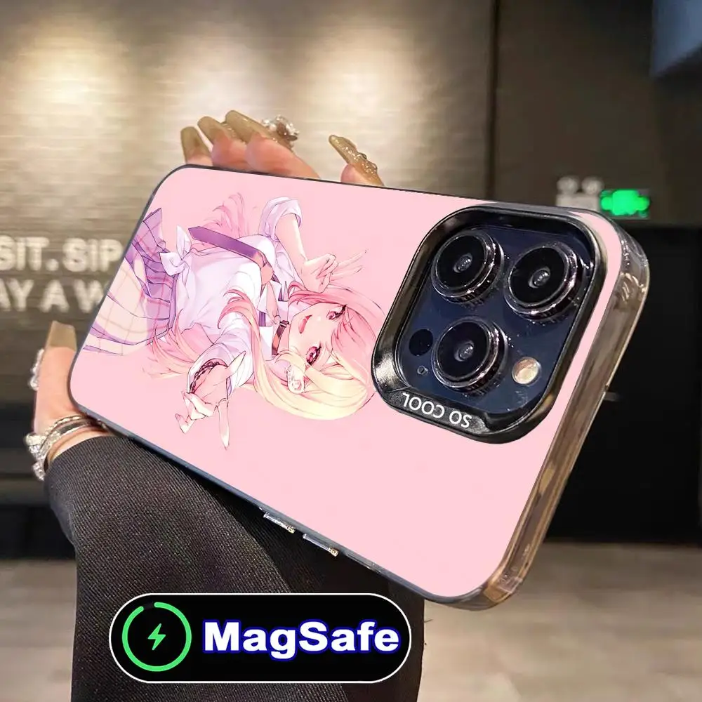 

Marin Kitagawa Cell Phone Case for iPhone 16 15 14 13 12 11 Pro Max Plus MagSafe Translucent Colour Protective Cover Luxury