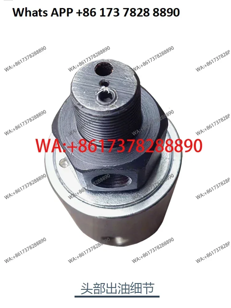 Hydraulic rotary joint uncoiler rotary cylinder 6 points two-way thread type tail oil inlet
