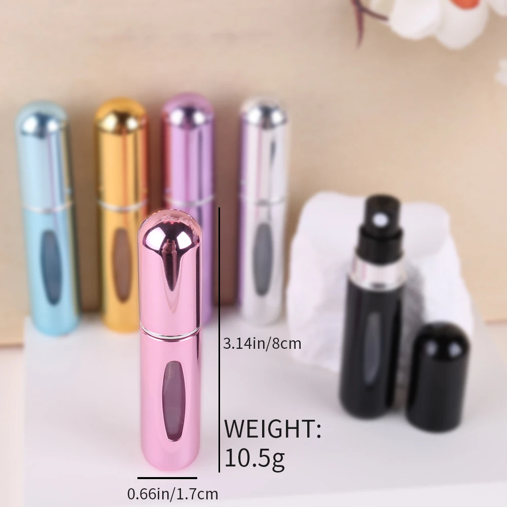 5/10pcs 5ml perfume bottle set environmentally friendly material perfume spray bottle mini portable moisturizing container