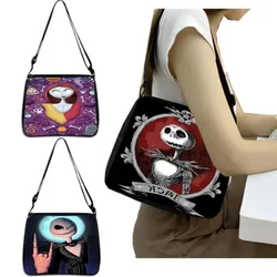 Hot Fashion Disney Movie The Nightmare Before Christmas Crossbody Bag Jack Skellington Cartoon Shoulder Bags Girls Underarm Bag