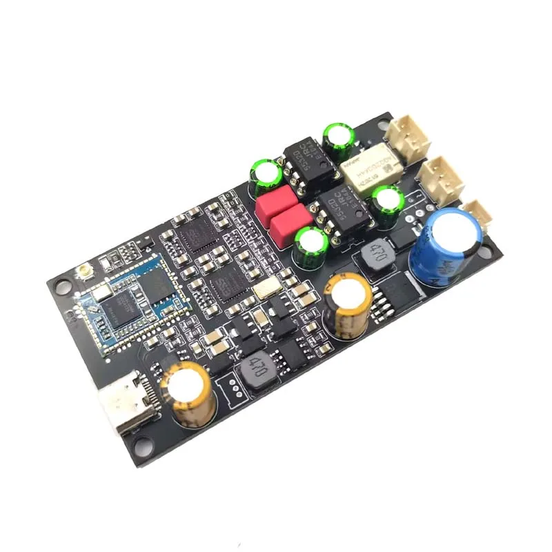 Nuevo Placa decodificadora de receptor de Audio Bluetooth Dual ES9039Q2M sin pérdidas HiFi QCC5125 LDAC 5,1 para amplificadores