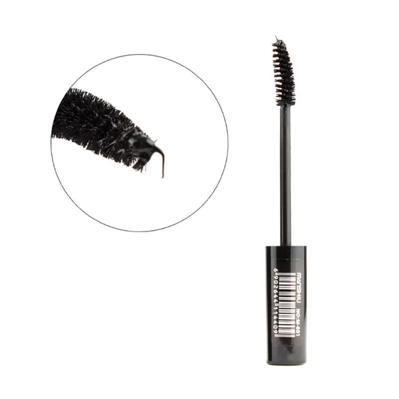 4D Long Curling Mascara Black Silk Fiber Mascara Waterproof Natural Long Lasting Liquid Mascara Thick Curling Growth Eyes Makeup