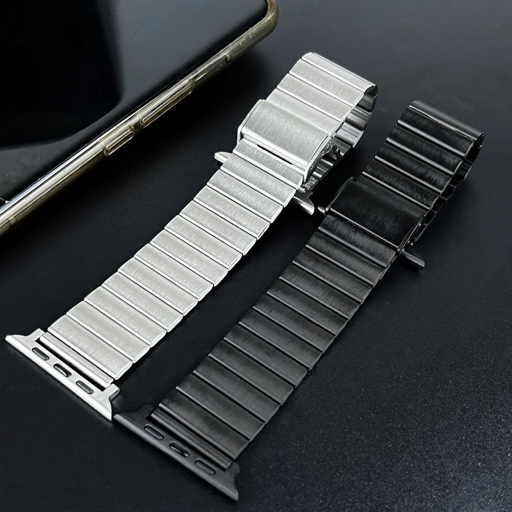 

For apple watch 45mm 41mm 44mm 40mm band series 9 8 7 6 5 4 se 3 ultra ultra2 49mm strap iwatch 42 38mm stainless steel Bracelet