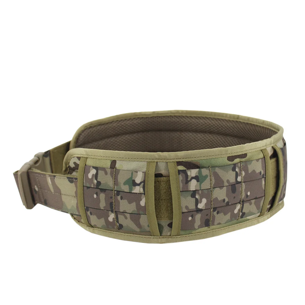 1000D Nylon Tactical Molle Waist Belt Airsoft Training Waistband Hunting Paintball Waist Belt