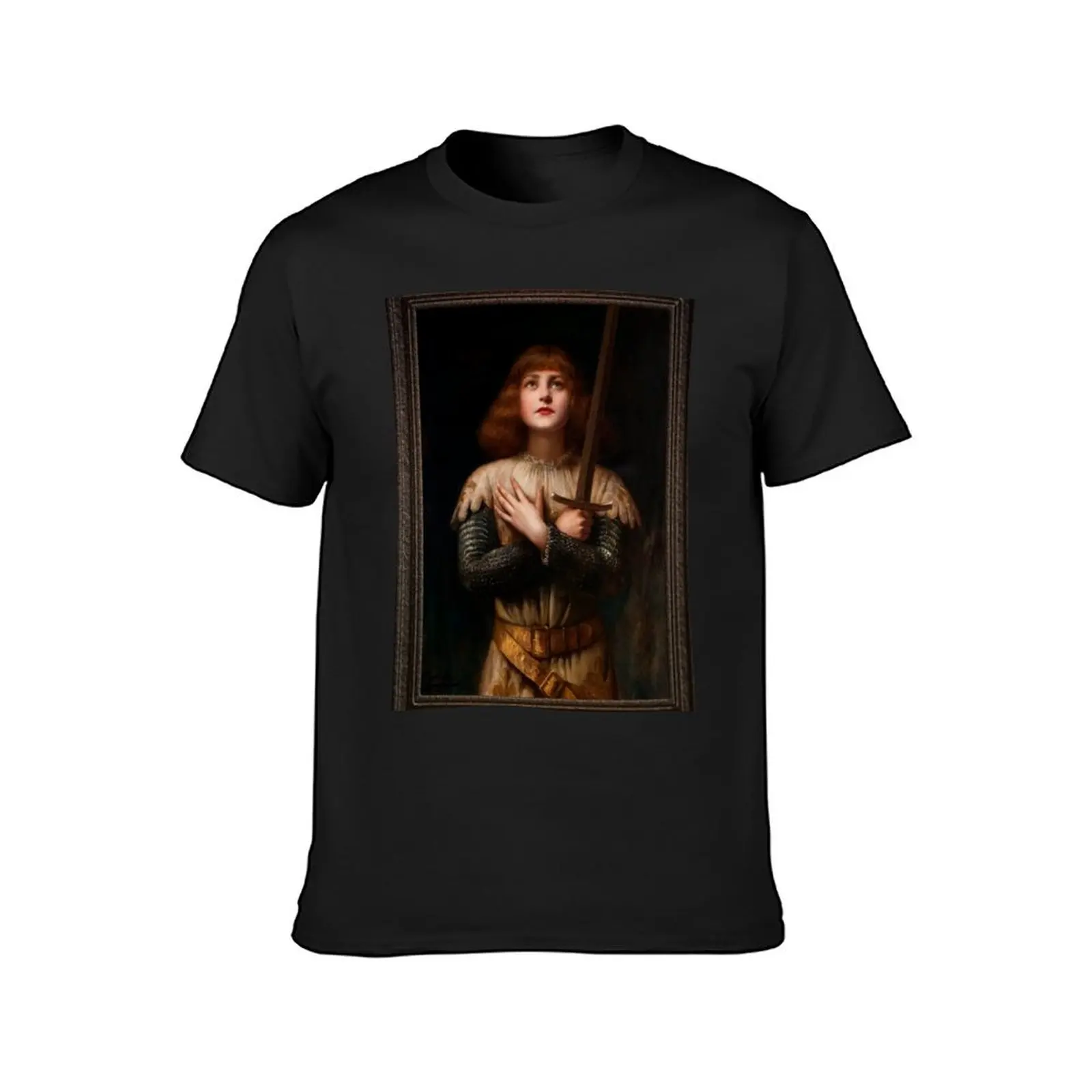 Sainte Jeanne d'Arc by Paul Antoine De La Boulaye Classical Fine Art Xzendor7 Old Masters Reproductions T-Shirt