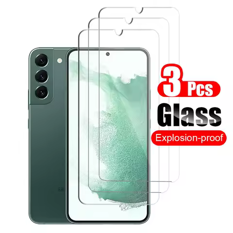 3Pcs Tempered Glass For Samsung Galaxy S23 S22 S21 Plus S20 FE S22+ S21+ 5G Screen Protector Protective Real Glass Shield 10H