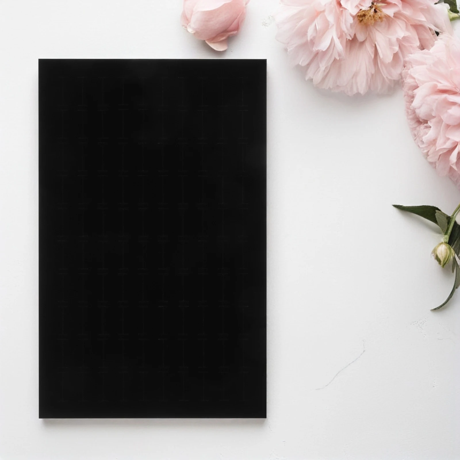 الأذن مسمار حامل الإسفنج إدراج 2 قطعة بطانة سوداء لصندوق المجوهرات عرض وسادة حلقة وسادة حصيرة رغوة إدراج الإمدادات