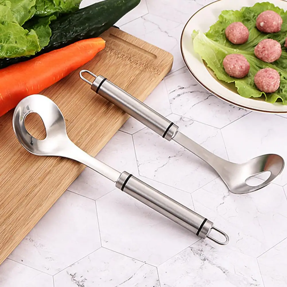 Stainless Steel Rice-meat Dumplings Spoon Household Kitchen Production Rice-meat Dumplings Spoon Small Tool Meatball Maker