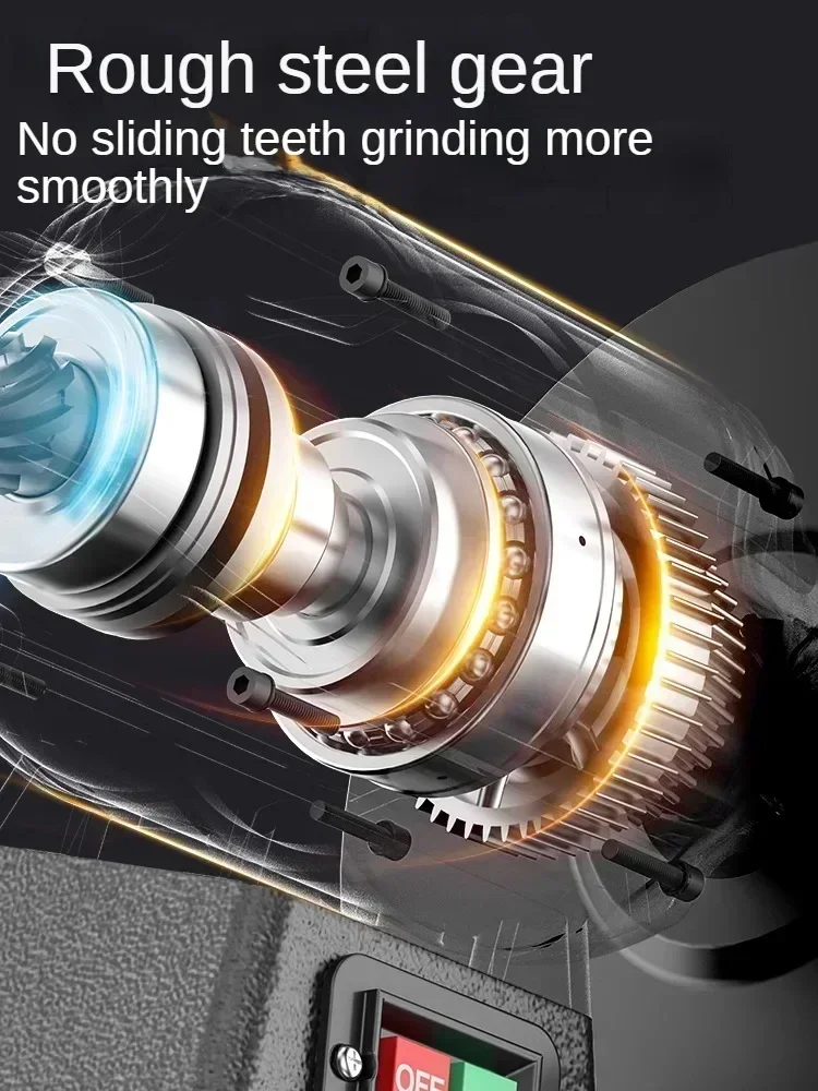 

220V Industrial grade desktop grinding wheel machine with protective cover for polishing and grinding CAA