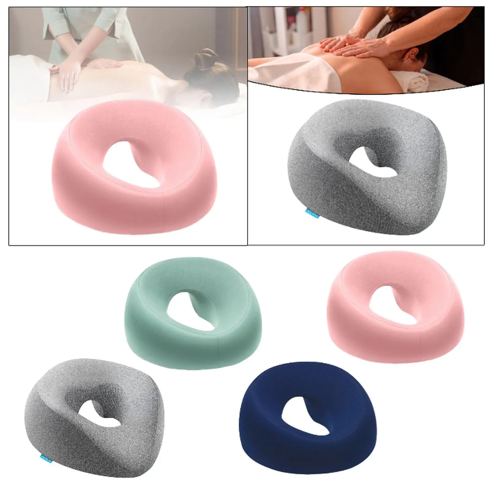 

Эргономичная подушка для лица и вниз с поддержкой из пены с эффектом памяти, в качестве массажного подголовника для салонов и путешествий