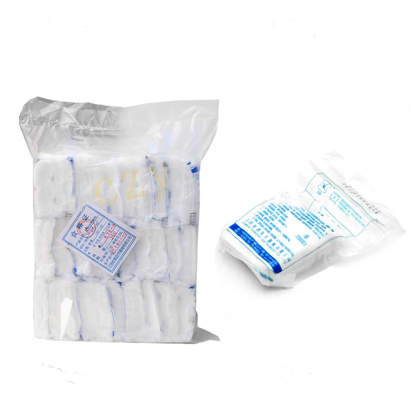 

Disposable Medical Gauze Block Sterilization Wound Care Sterile Skim Surgical Gauze Dressing 300 Pieces