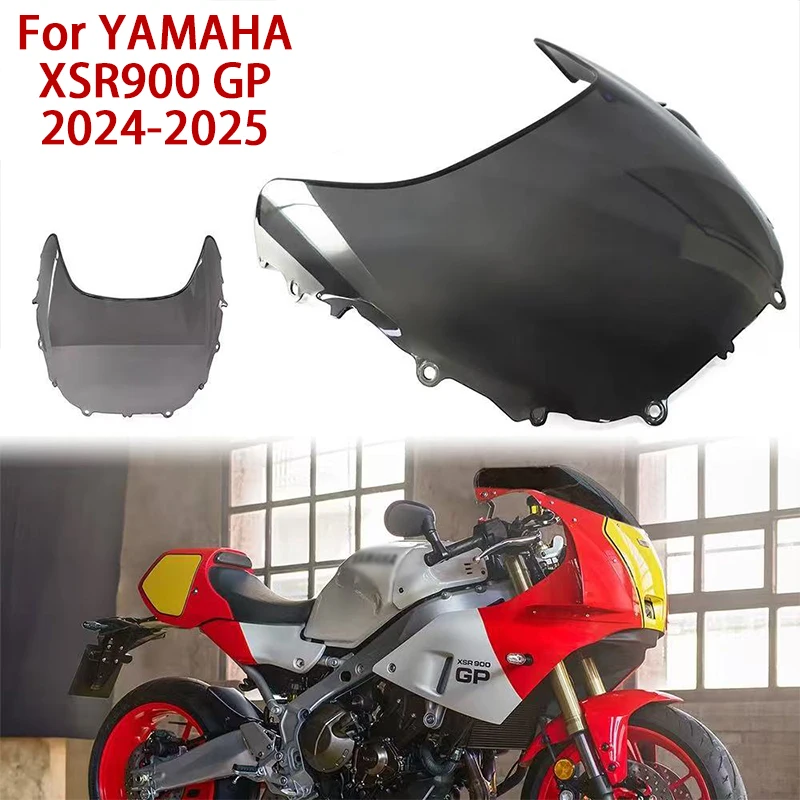 

Motorcycle Windshield Windscreen Deflector Front Fairing Glass Flyscreen For Yamaha XSR 900 GP XSR900GP XSR900 GP 2024 2025