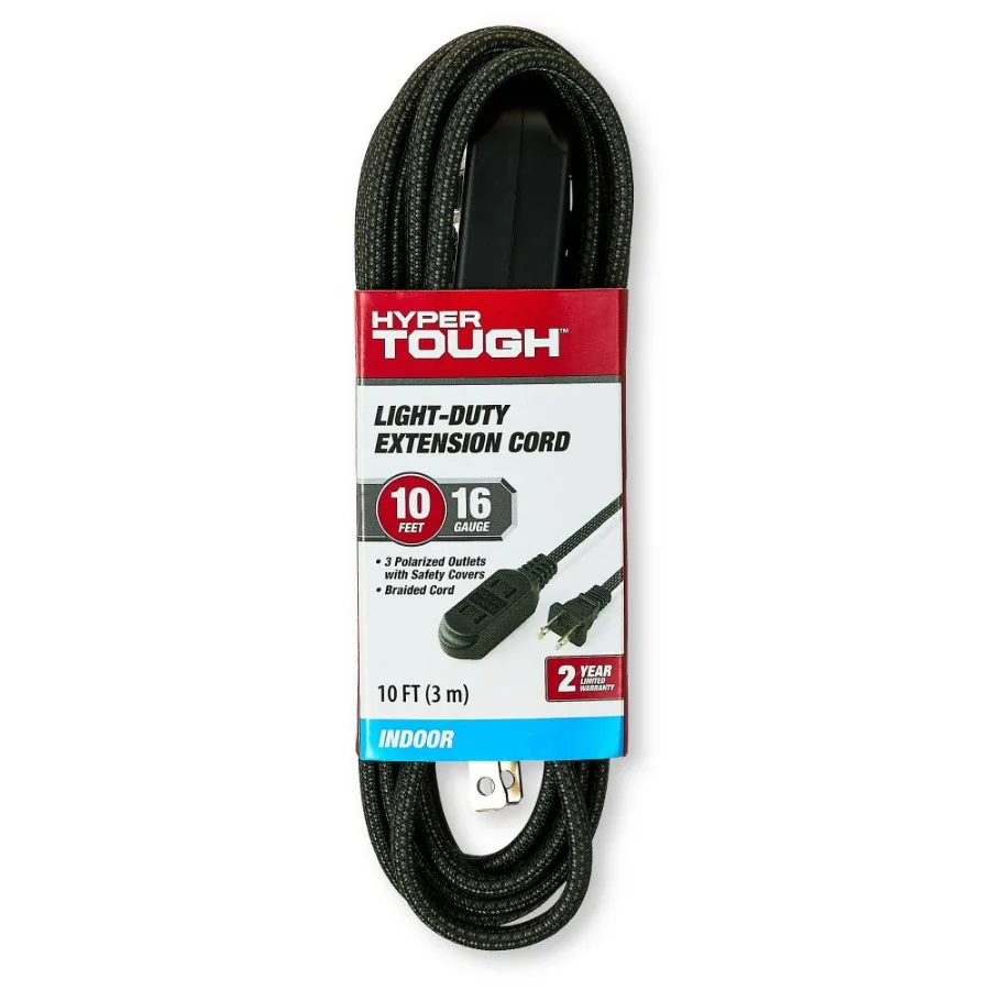 

Удлинитель LightDuty, 4 шт., 10 футов, 3 выхода, черный