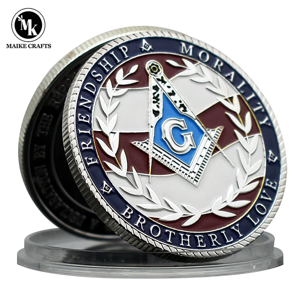 

United States Freemason Coin Military Veteran Challenge Coin Commemorative Gifts