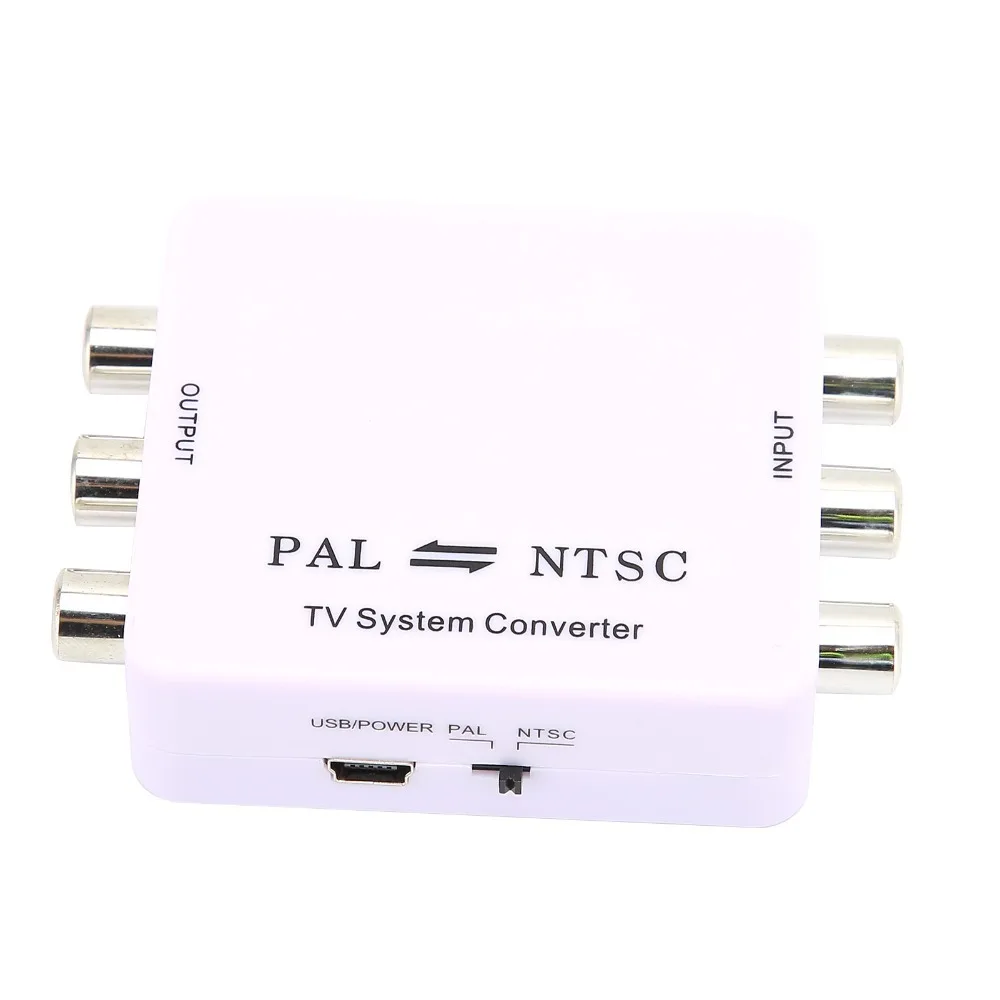 Easy To Use Mini PAL/NTSC Format Converter Plug and Play Mutual Conversion Converter Video Converter for Various TV Systems