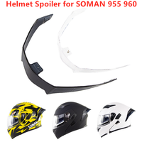 SOMAN Helmet Rear Spoiler for SM955 SM960 Decoration Casco Moto Headwear Motorcycle  Accessories