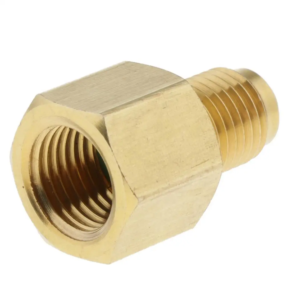 Durable Nitrogen Regulator Adapter Leak-proof Brass Fitting Tank Connector for G1 1 4 SAE Tube
