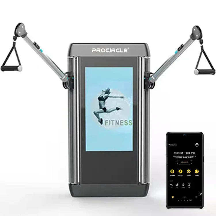 Workout für zu Hause Wandmontiertes Smart Mirror Fitness-Trainingsgerät