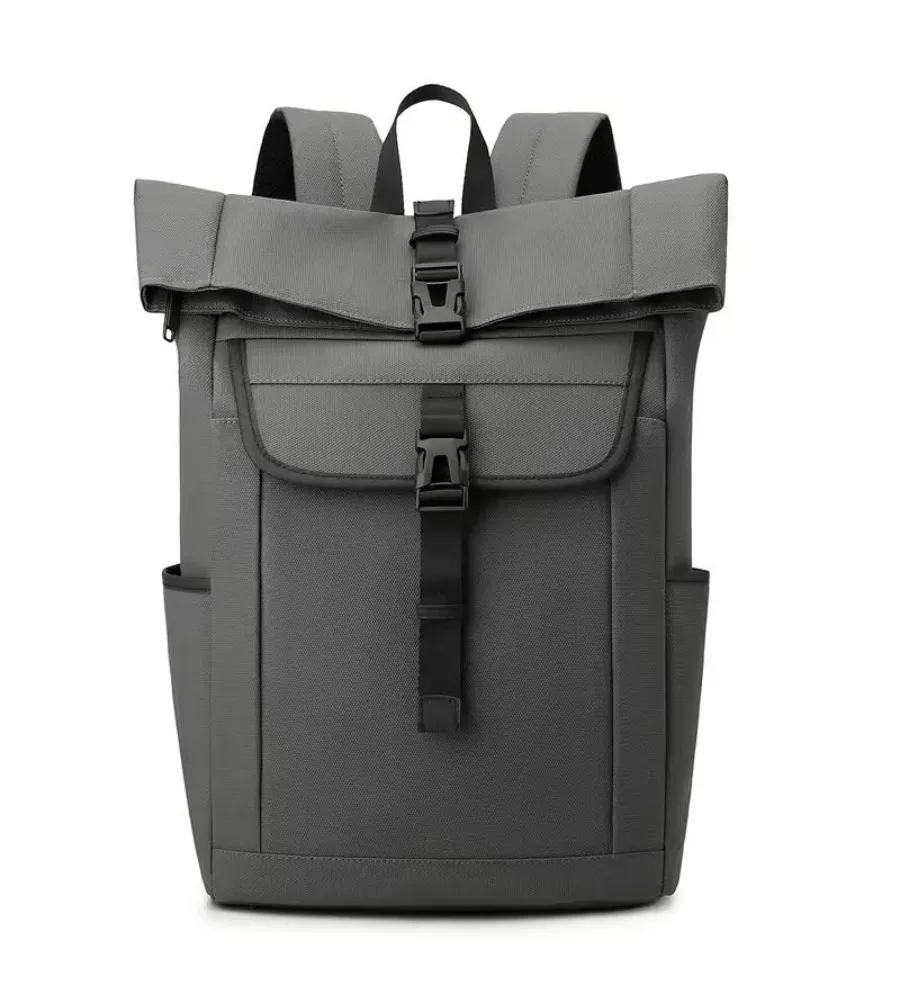 Modern roll top daypack that blends style and function fits laptops textbooks and weekend gear for students and professionals