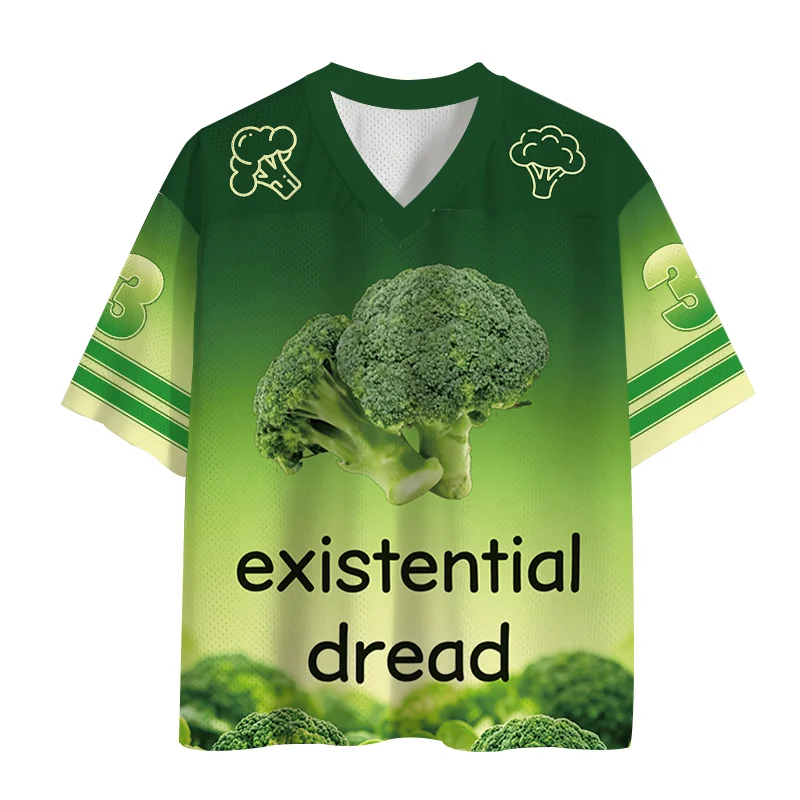 Retro Magic Frog Mushroom 3D print sport Quick-dry Breatha men V-neck T-shirt outdoor  casual  Harajuku Y2K parent-child cloth