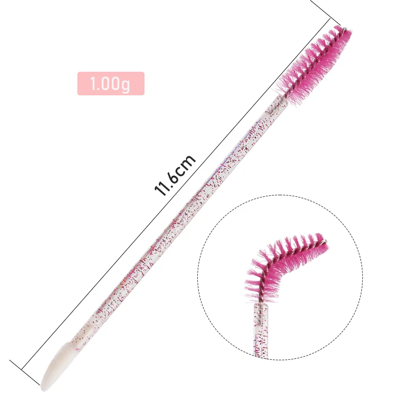 Brosse à Cils à Double Tête, 50 Pièces, Pinceaux de Maquillage, Applicateur de Rouge à Lèvres, Baguettes de Mascara, Peigne pour les Yeux, Extension de Cils, Outil Cosmétique