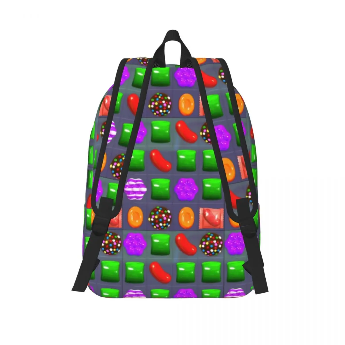 Candy Combo Candy Crush mochila para estudiantes de secundaria primaria, mochila ligera para hombres y mujeres