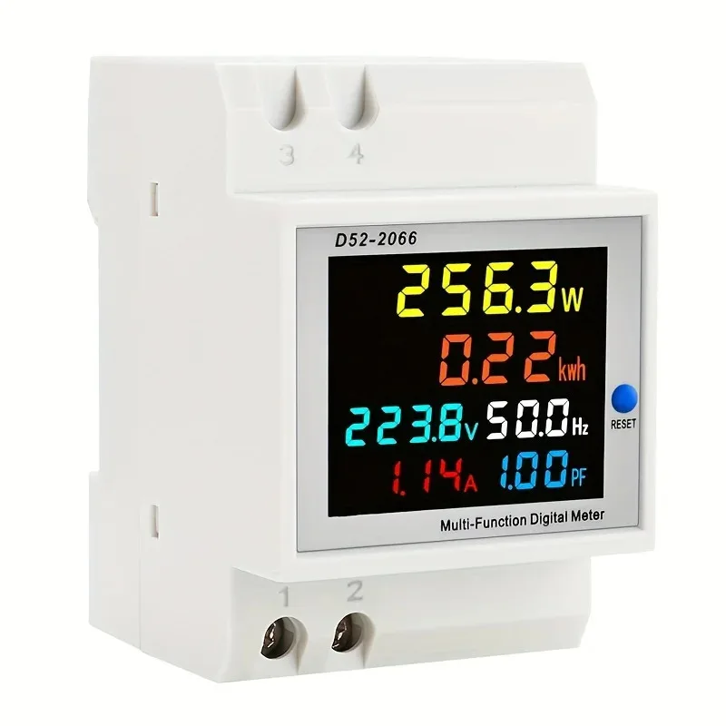 

Multifunctional Smart Power Meter with Voltage, Current, Power, Electronic Working Principle, 110V/220V Operating Voltage