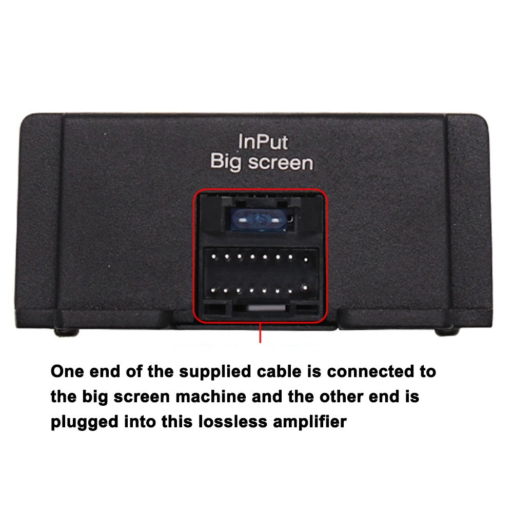 4-Kanaals Auto Versterker 80Wx4 Audio Modificatie Eindversterker Digitale Geluid Processor Klasse A/B voor Android Auto Speler