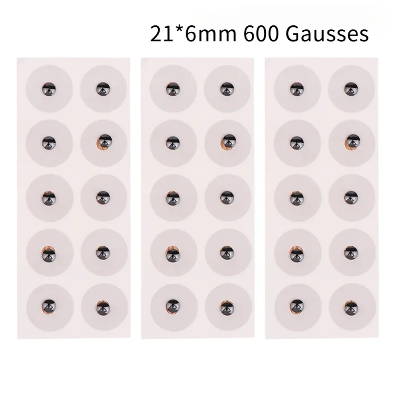 100pcs Magnetic Patch Dots, Self-Adhesive Skin-Friendly, Lightweight for Home, Office and Travel