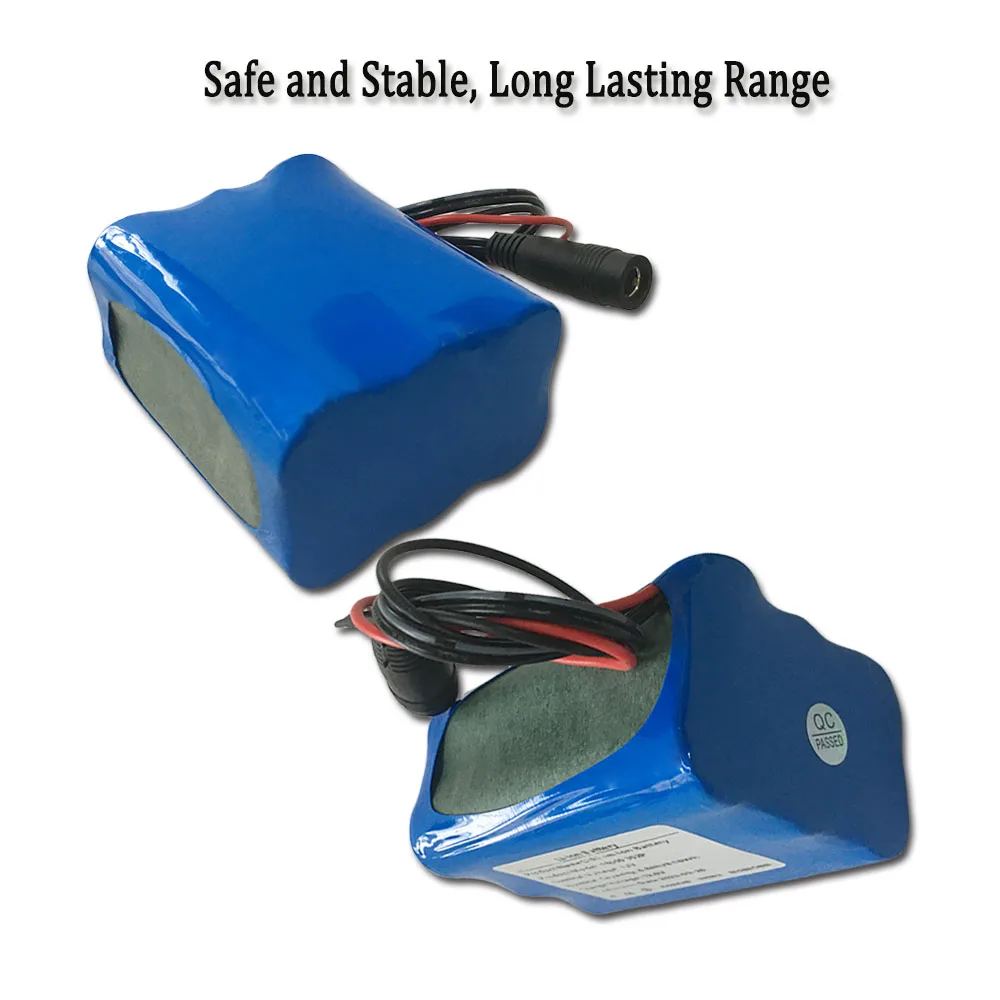 3S2P 12V 6800mAh Lithium Battery Pack, Suitable For Projector, Speaker, And Wireless Monitoring Battery Replacement