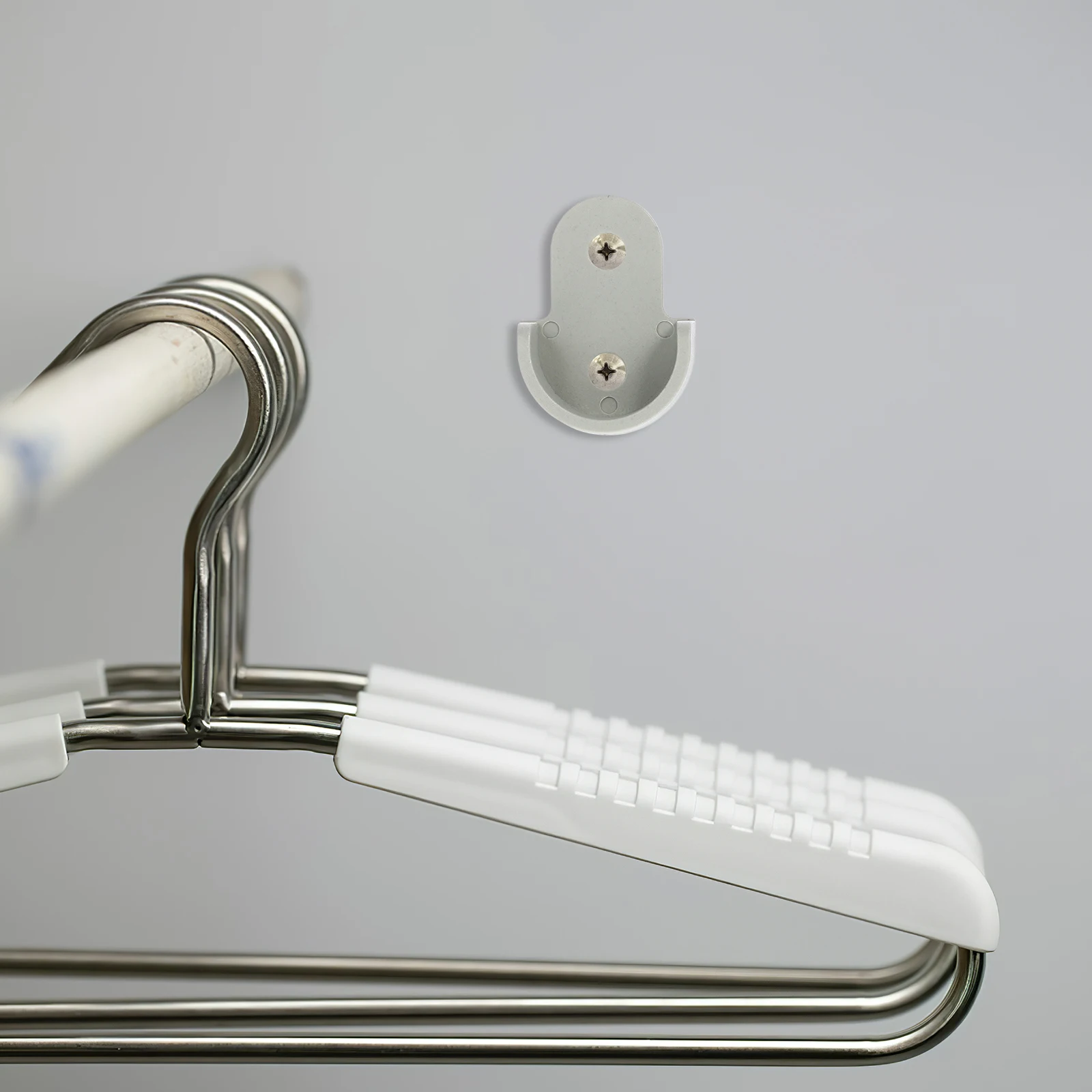 

30pcs Plastic Clothes Hanger Brackets Closet Rod Holders 25mm Shower Curtain Pole Sockets Wardrobe Repair Easy