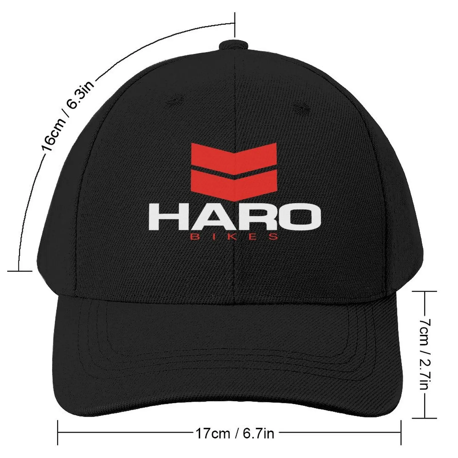 Haro Bicycling Bike BIG Pocket Baseball Cap New Hat western Hat For Women Men's