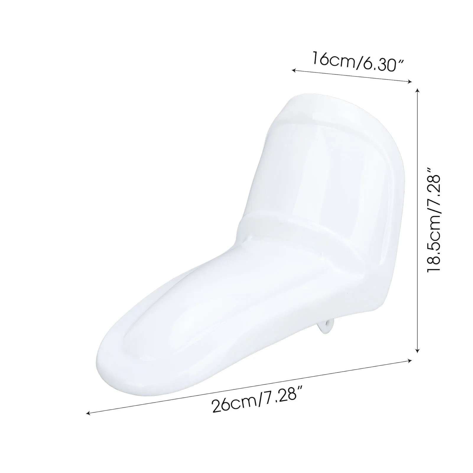 Front Mud Guard for Yamaha PW50 PY50 Y-Zinger 1998-2024 - Shockproof Front Mud Flap Guard Fairing Mudguard Cover White - view 6