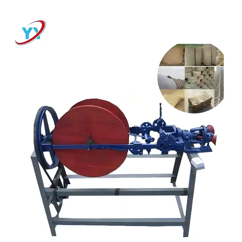Straw Weaving Grass Rope Equipment Pore Braid Making Machine