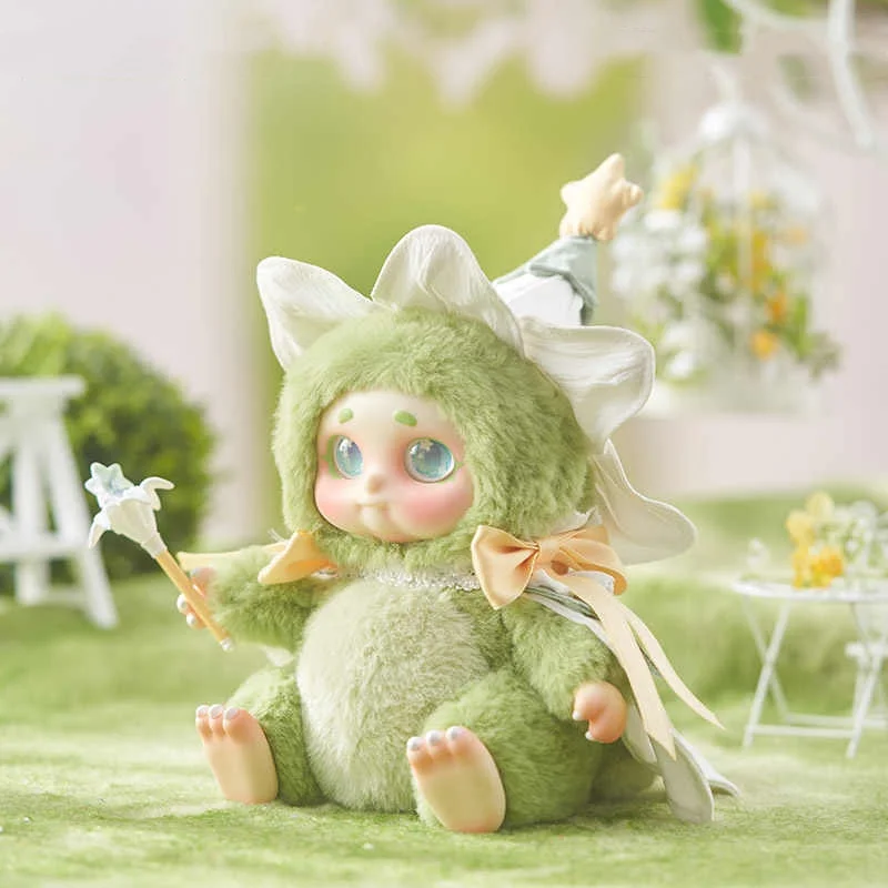 Genuine Cino Garden Fairy Series Blind Box Kawaii Model Doll Cute Anime Action Figures Tabletop Decoration Mystery Box Gifts