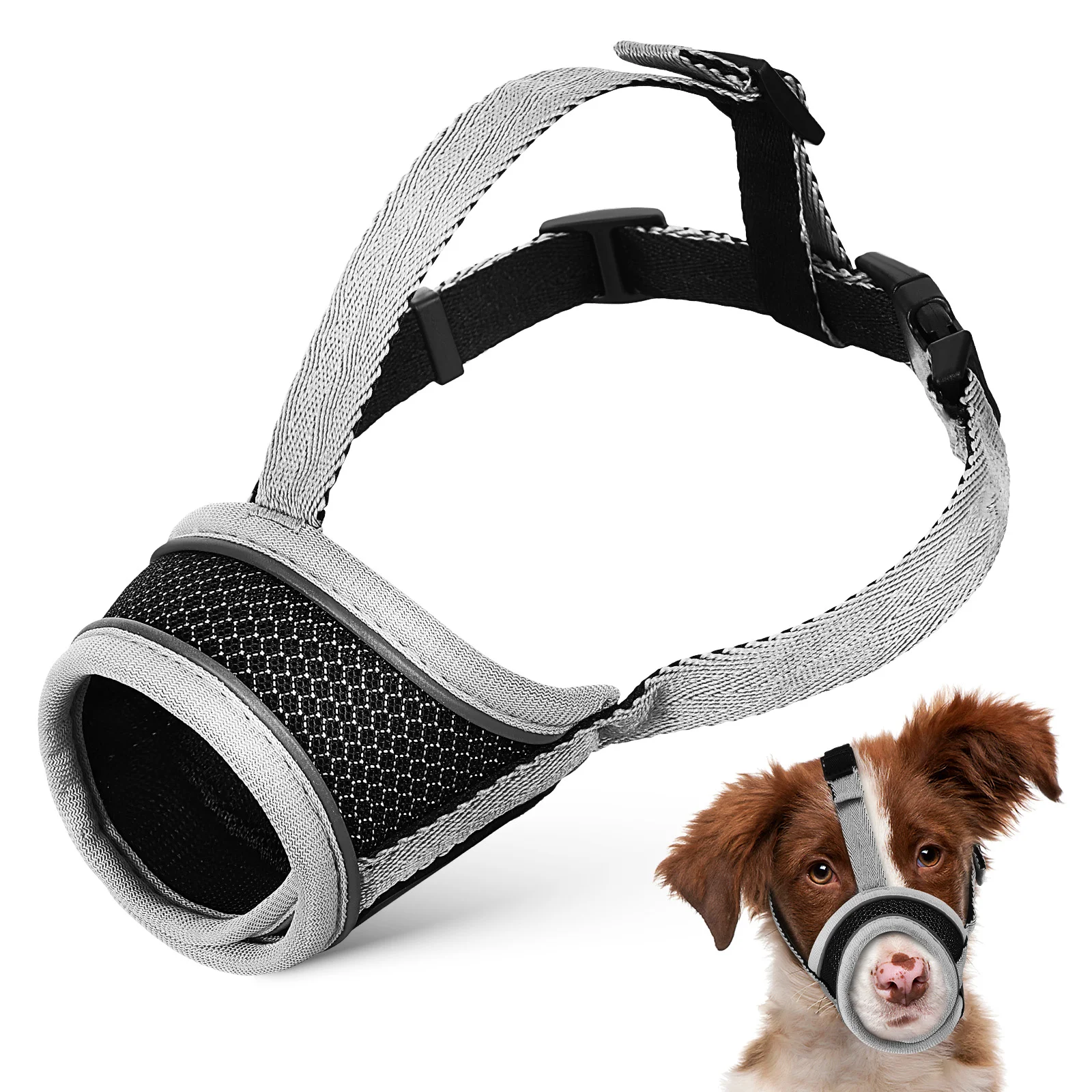 

Bark Collar for Large Muzzle Pet Toothbrushes Medium Dog Muzzles Barking Sized Small Dogs