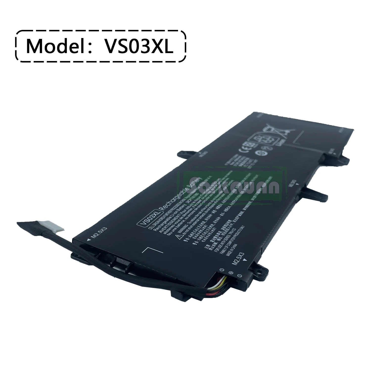 Imagem -04 - Sarkawnn Vs03xl Bateria do Portátil para hp Inveja 15-as000 15-as001ng W6z52ea 15-as003ng W8y50ea 15-as004ng W8y51ea 15-as005ng