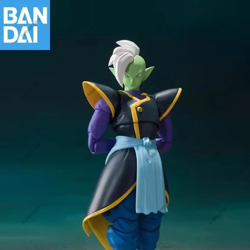Echte Bandai S.h.figuarts Dragon Ball Super Zamasu 14Cm Pvc Original Anime Action Figur Modell Sammler Ornament Spielzeug Geschenk