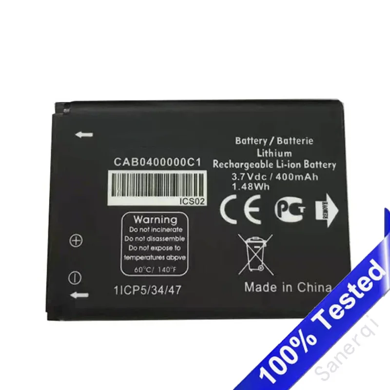 

TLi004AB CAB0400000C1 CAB22D0003C1 CAB30M0000C2 Аккумулятор 650 мАч для Alcatel OT-2010 OT-2010D OT-2010X OT-356 OT-665X