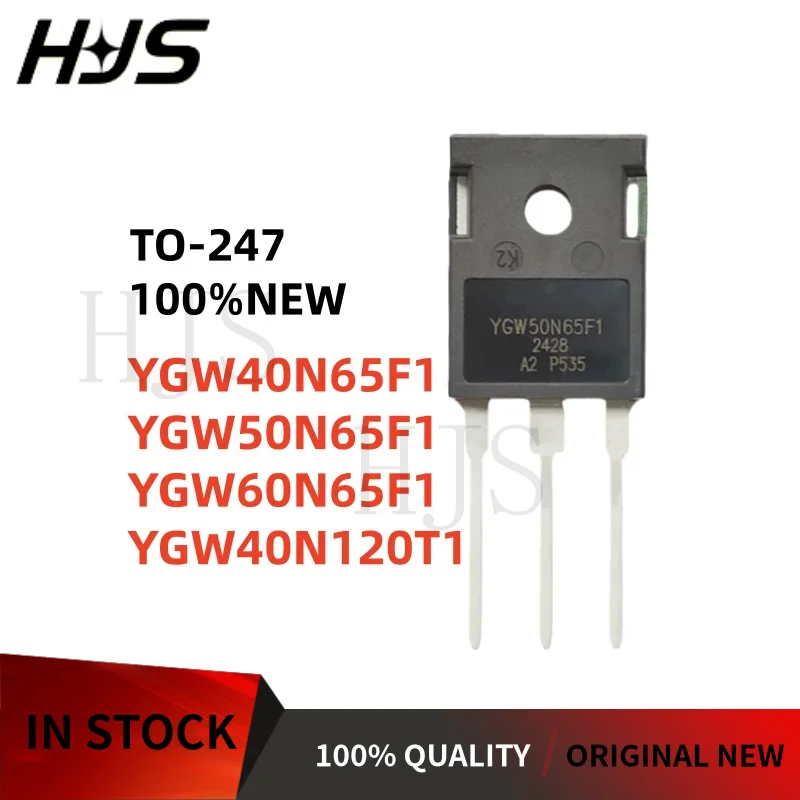 5PCS 100% New and Quality TO-247 YGW40N65F1 YGW50N65F1 YGW60N65F1 YGW40N120T1 In stock